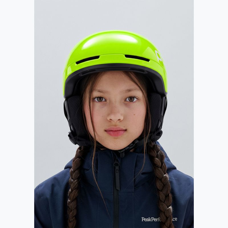 Detská lyžiarska prilba POC Pocito Obex MIPS Jr fluorescent yellow/green 6
