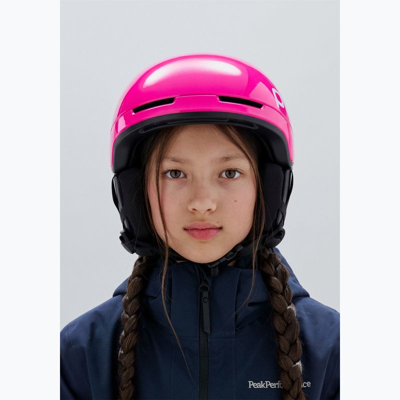 Detská lyžiarska prilba POC Pocito Obex MIPS Jr fluorescent pink 6