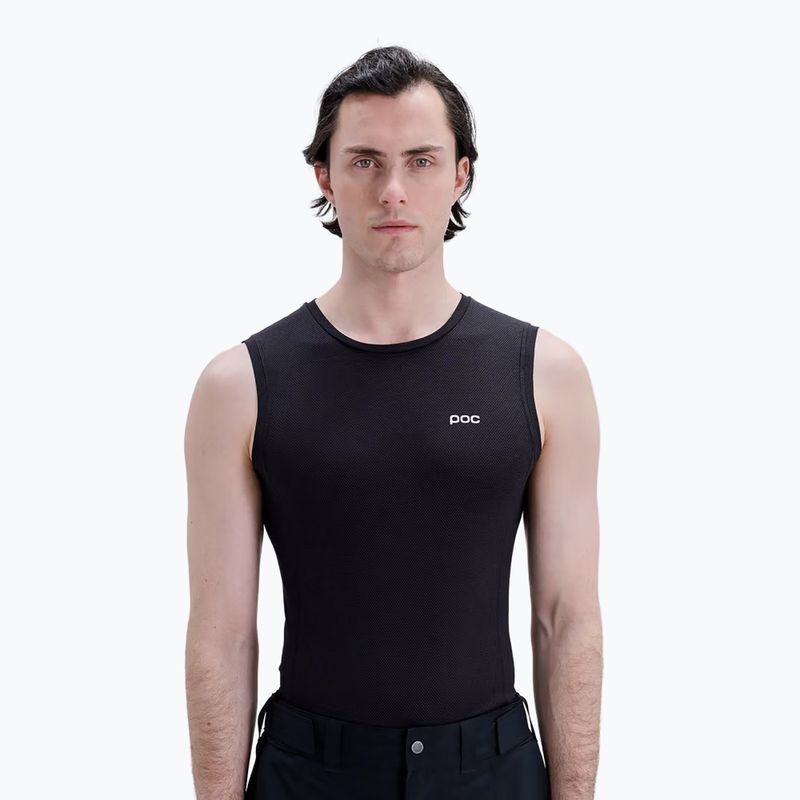 Pánske cyklistické tričko POC Layer Mid uranium black 3