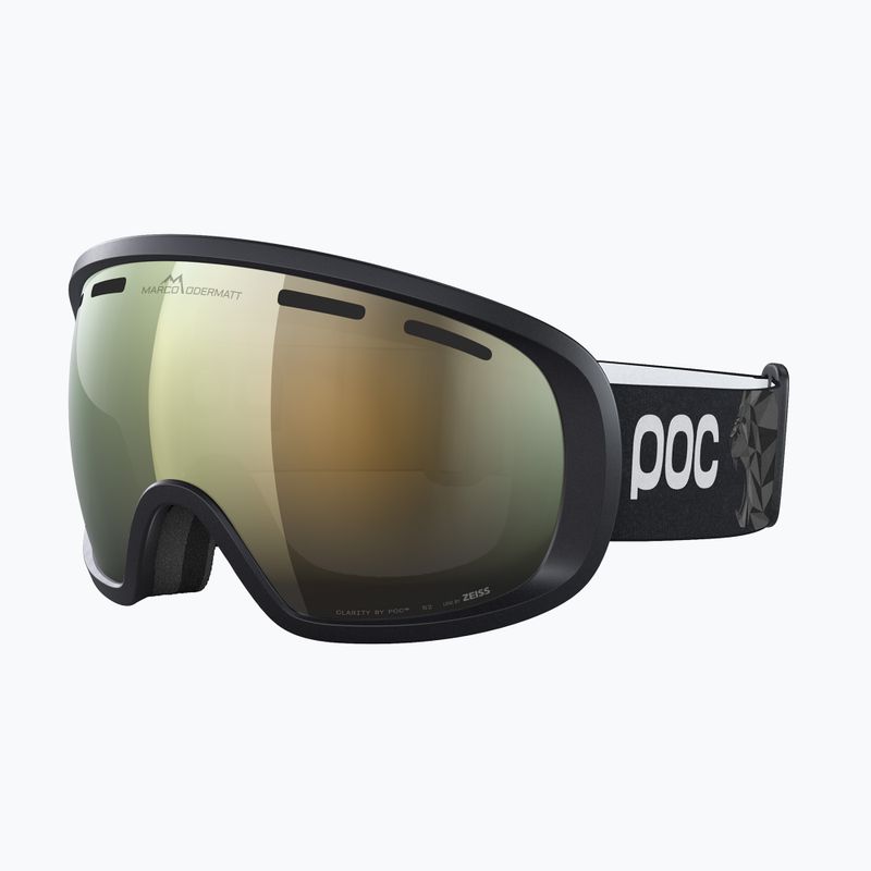 Lyžiarske okuliare POC Fovea Marco Odermatt Ed. uranium black/podium gold/sunny gold 4