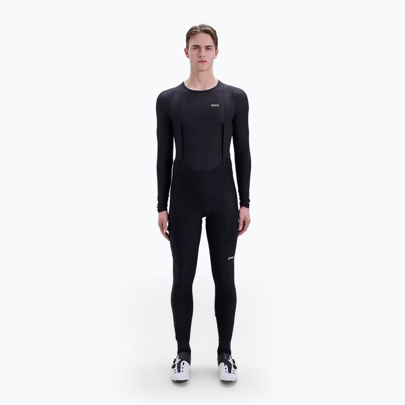 Pánsky cyklistický dres longsleeve POC Layer Mid Jersey uranium black 2
