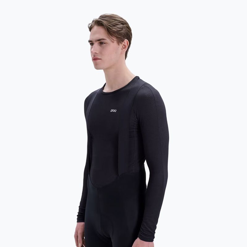 Pánsky cyklistický dres longsleeve POC Layer Mid Jersey uranium black 4