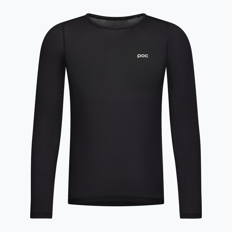 Pánsky cyklistický dres longsleeve POC Layer Mid Jersey uranium black 5