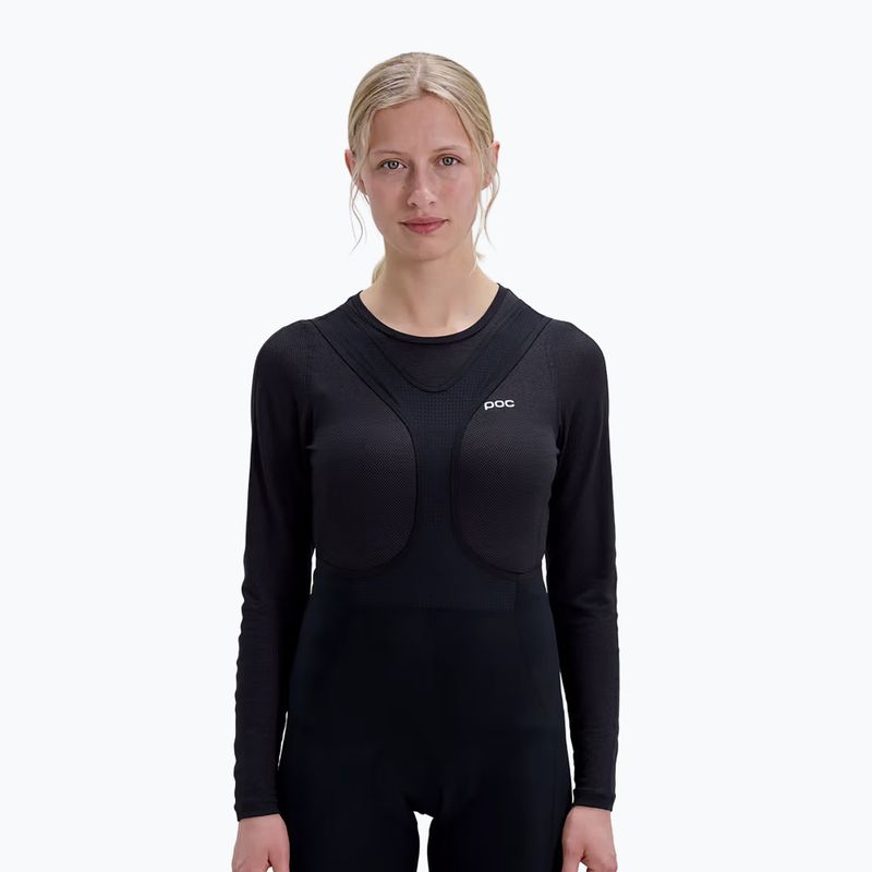 Dámsky cyklistický dres longsleeve POC Layer Mid Jersey uranium black 3