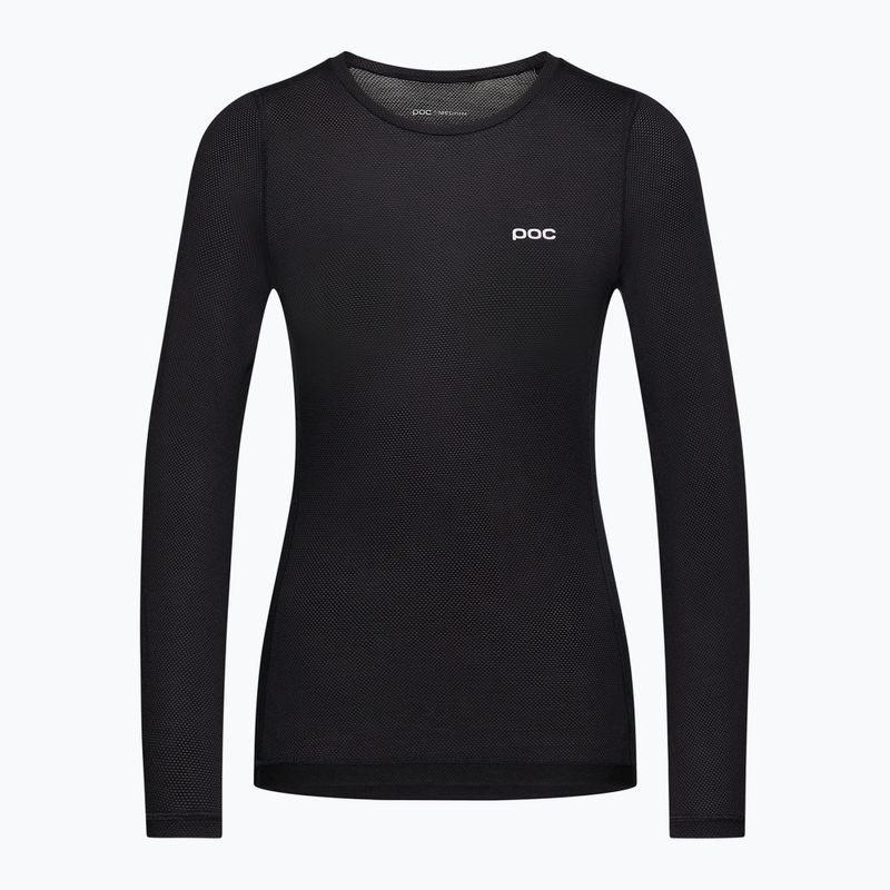 Dámsky cyklistický dres longsleeve POC Layer Mid Jersey uranium black 5