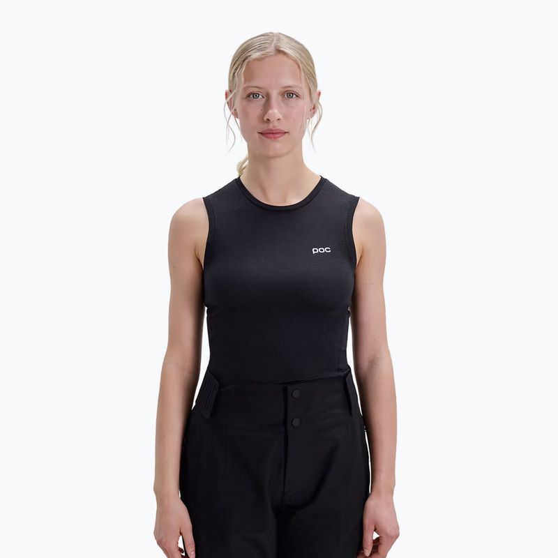 Dámske cyklistické tričko POC Layer Mid uranium black 3