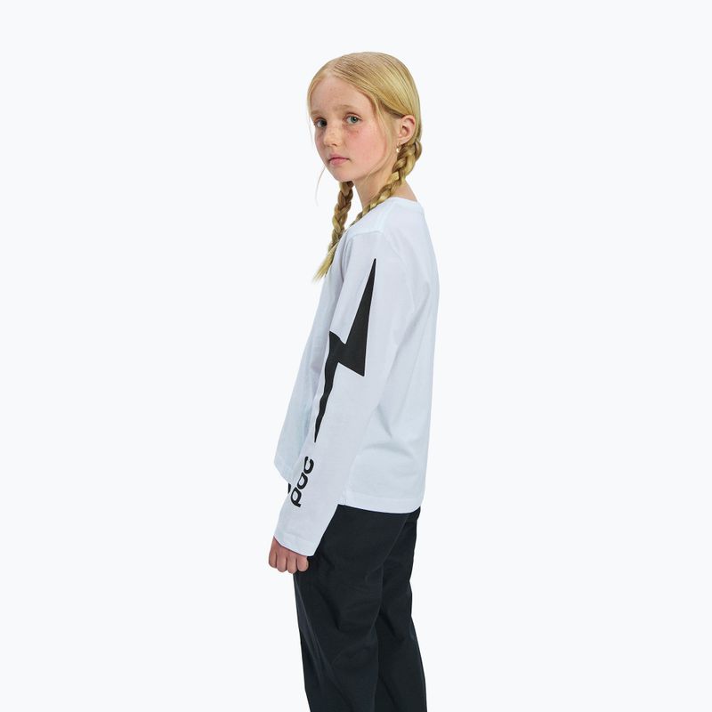 Detské tričko longsleeve POC Tee Jr hydrogen white 2