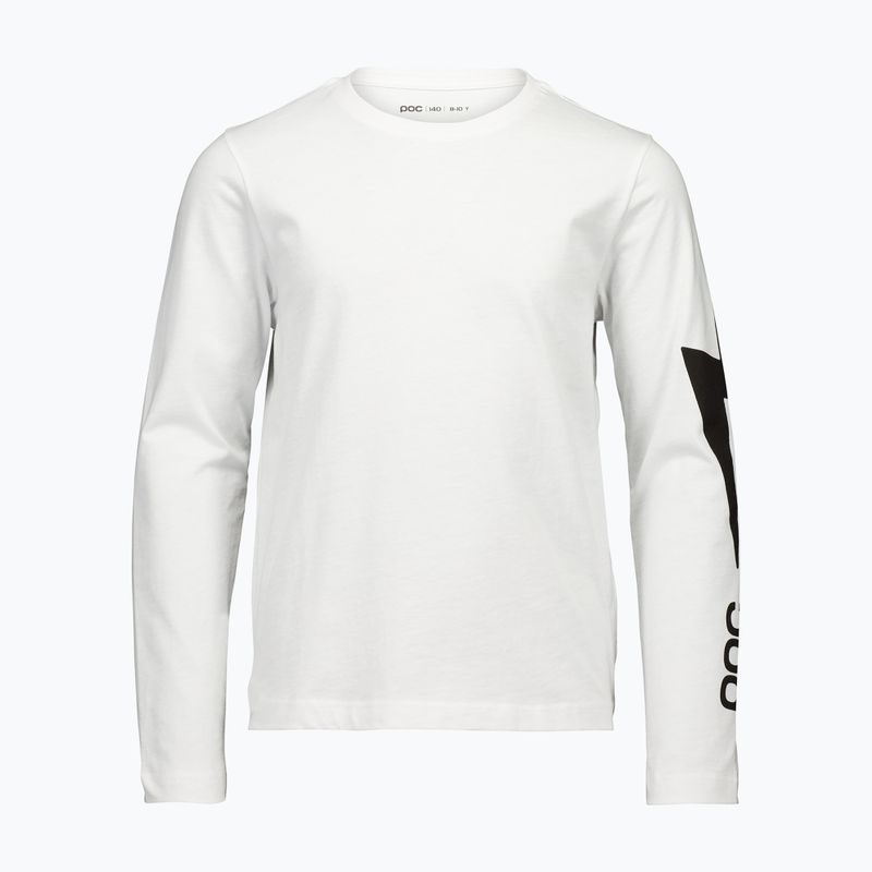 Detské tričko longsleeve POC Tee Jr hydrogen white 4