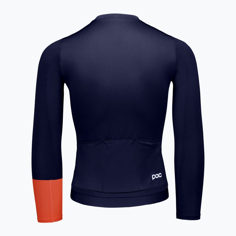 Pánsky cyklistický dres longsleeve POC Cadence Jersey apatite navy 2