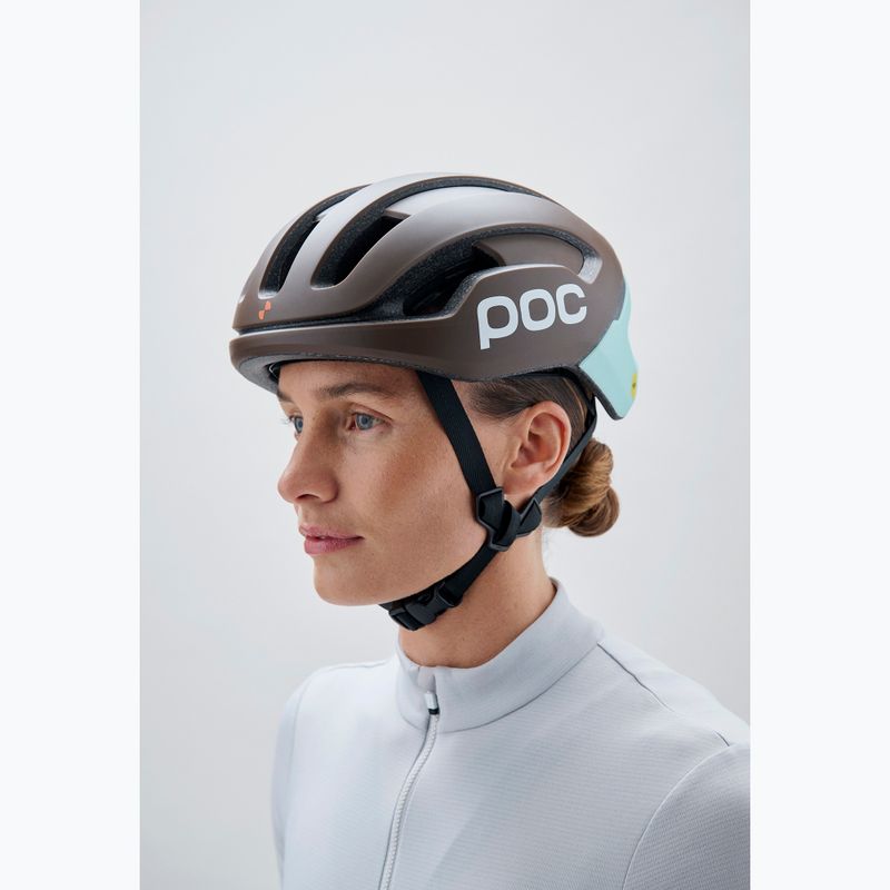 Cyklistická prilba POC Omne Air MIPS bronzite brown matt/lazurite blue matt 5