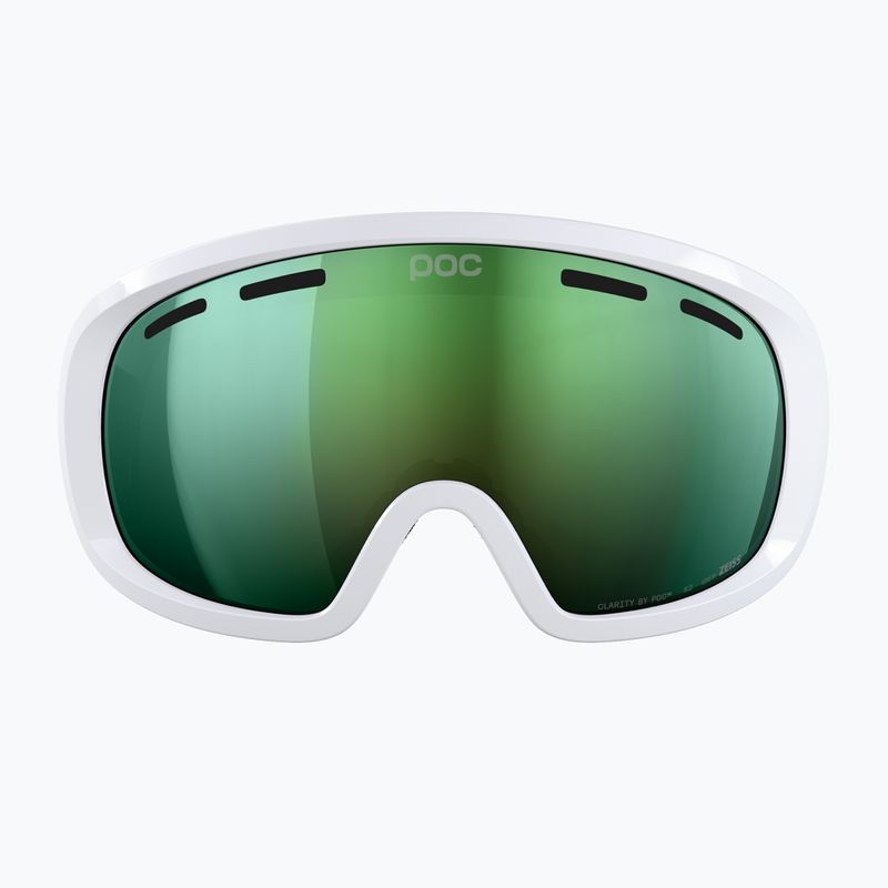 Lyžiarske okuliare POC Fovea Mid hydrogen white/partly sunny green 2