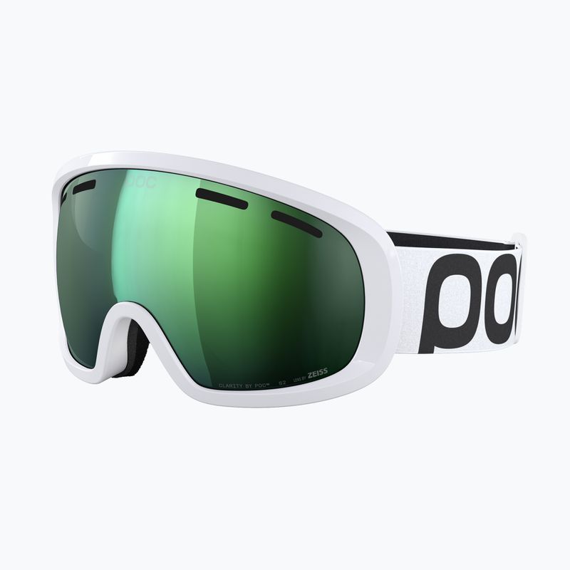 Lyžiarske okuliare POC Fovea Mid hydrogen white/partly sunny green 4