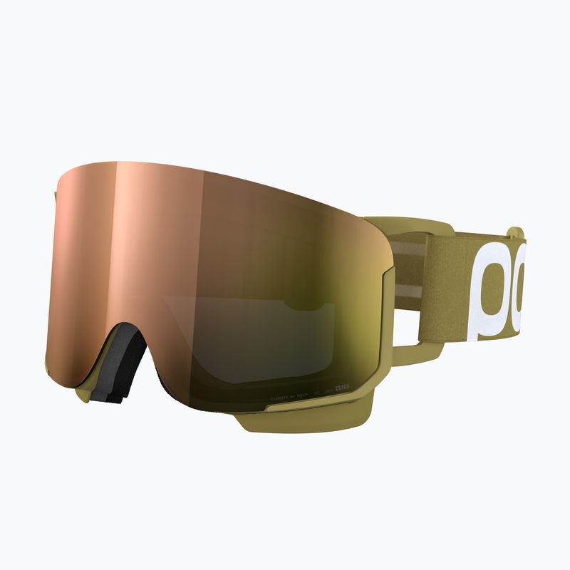 Lyžiarske okuliare POC Nexal olivine green/partly sunny rose gold 4