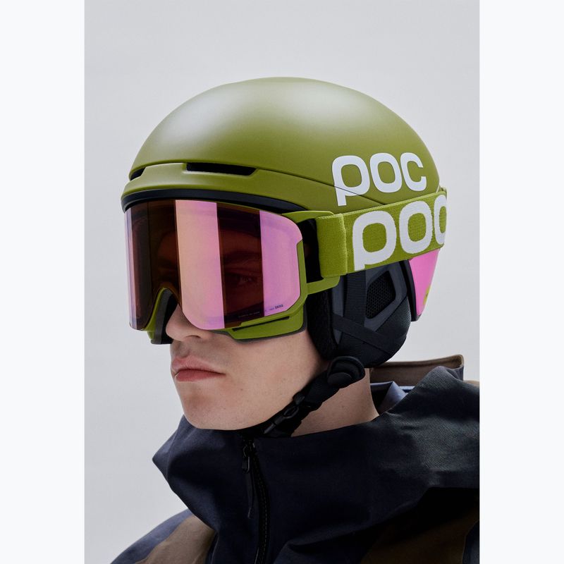 Lyžiarske okuliare POC Nexal olivine green/partly sunny rose gold 6