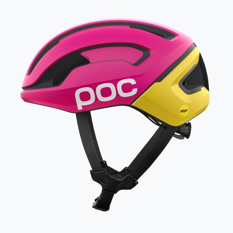 Cyklistická prilba POC Omne Air MIPS rhos red matt/citrine yellow matt 2