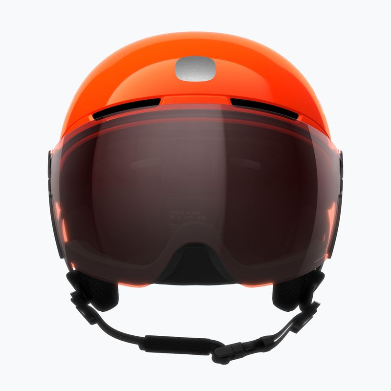 Detská lyžiarska prilba POC POCito Obex Visor S2 Jr fluo orange/clarity pocito/partly sunny/lt orange 3