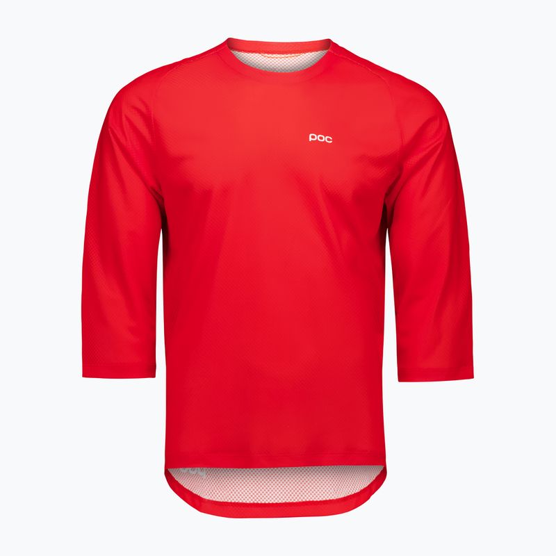 Pánsky cyklistický dres POC Motion Air Jersey 3/4 prismane red 3