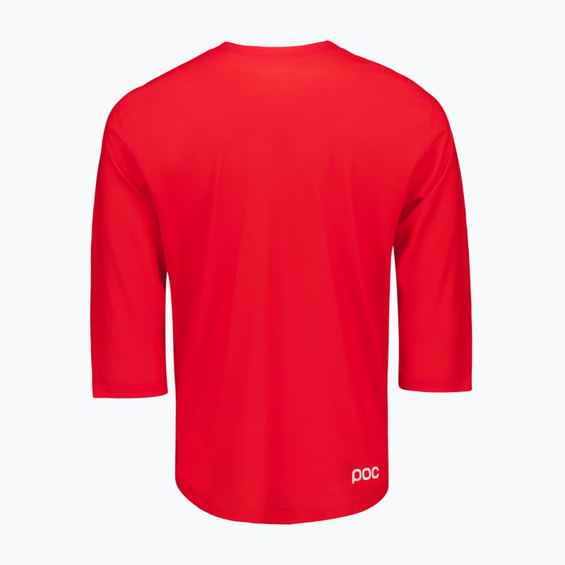 Pánsky cyklistický dres POC Motion Air Jersey 3/4 prismane red 4
