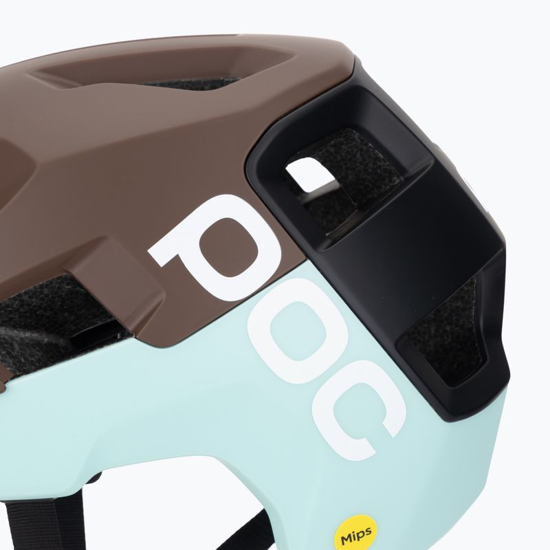 Cyklistická prilba POC Kortal Race MIPS bronzite brown matt/lazurite blue matt 7