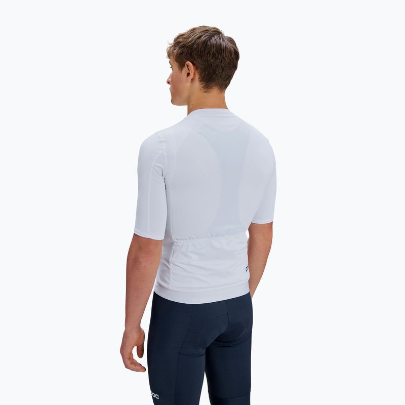 Pánsky cyklistický dres POC Cadence Jersey hydrogen white 2