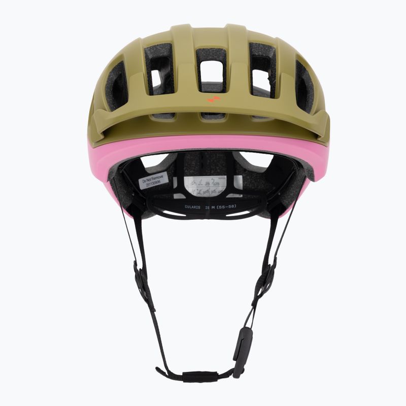 Cyklistická prilba POC Cularis olivine green matt/thulite pink matt 2