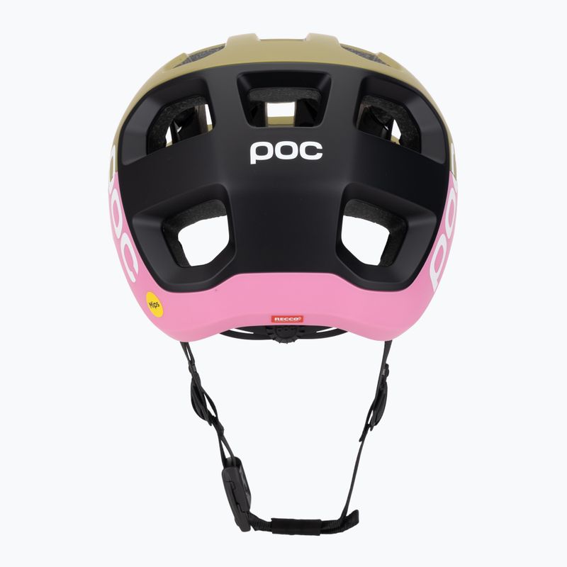 Cyklistická prilba POC Cularis olivine green matt/thulite pink matt 4