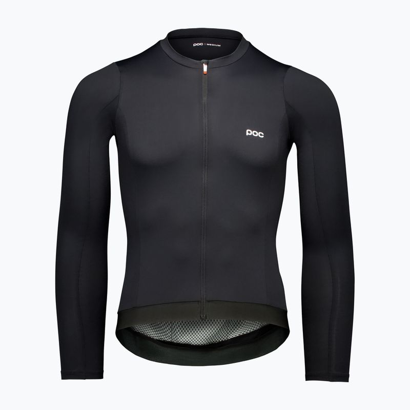 Pánske cyklistické tričko longsleeve POC Cadence Jersey uranium black 3