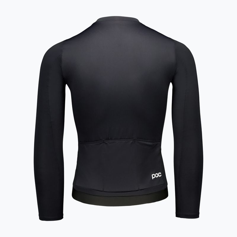 Pánske cyklistické tričko longsleeve POC Cadence Jersey uranium black 4