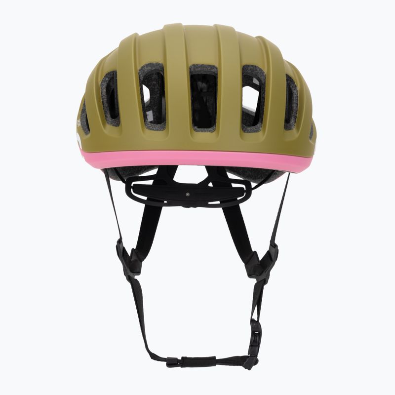 Cyklistická prilba POC Amidal olivine green matt/thulite pink matt 2