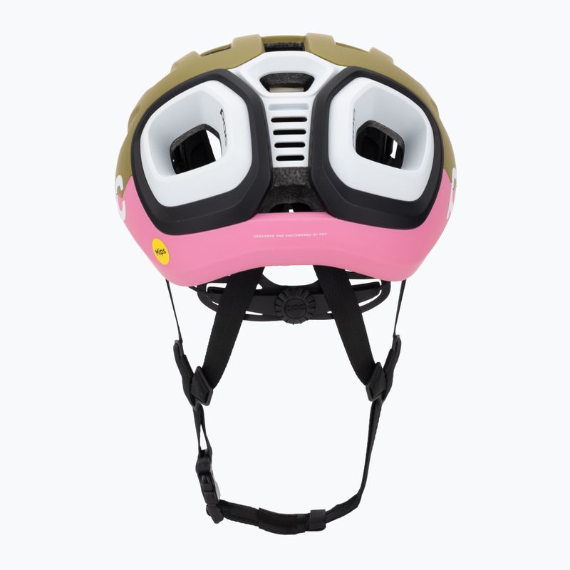 Cyklistická prilba POC Amidal olivine green matt/thulite pink matt 4