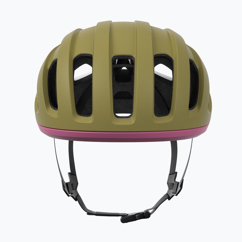 Cyklistická prilba POC Amidal olivine green matt/thulite pink matt 3