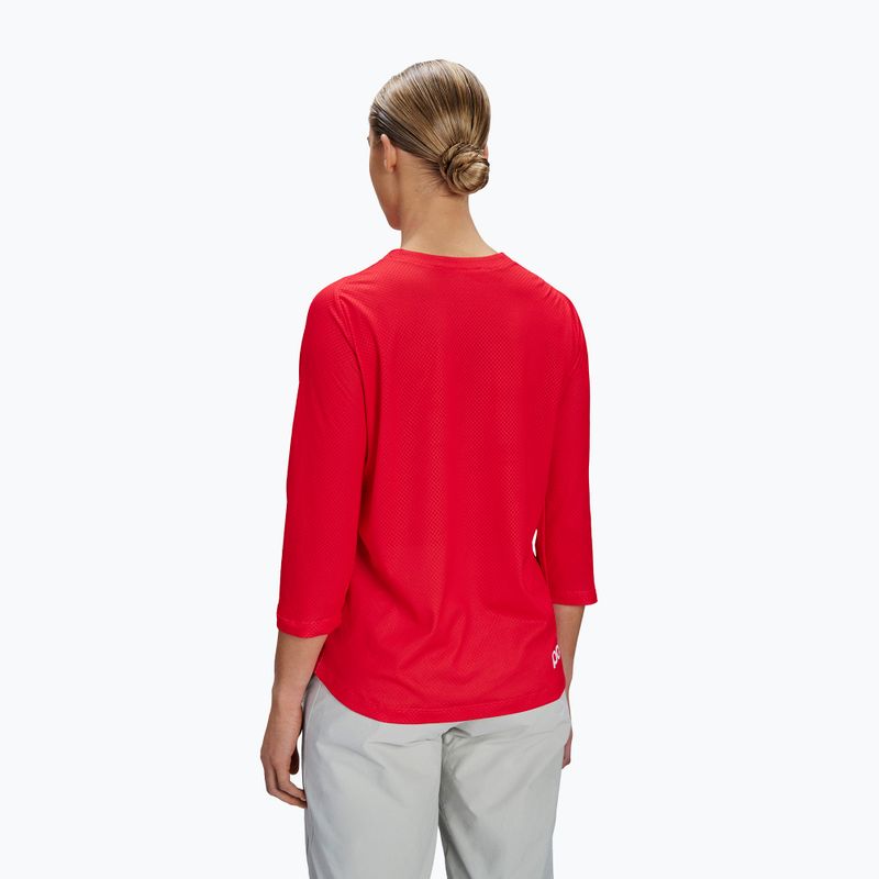 Dámsky cyklistický dres POC Motion Air Jersey 3/4 prismane red 2