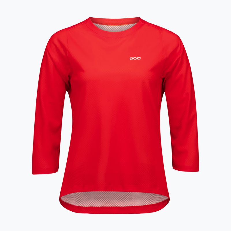 Dámsky cyklistický dres POC Motion Air Jersey 3/4 prismane red 3