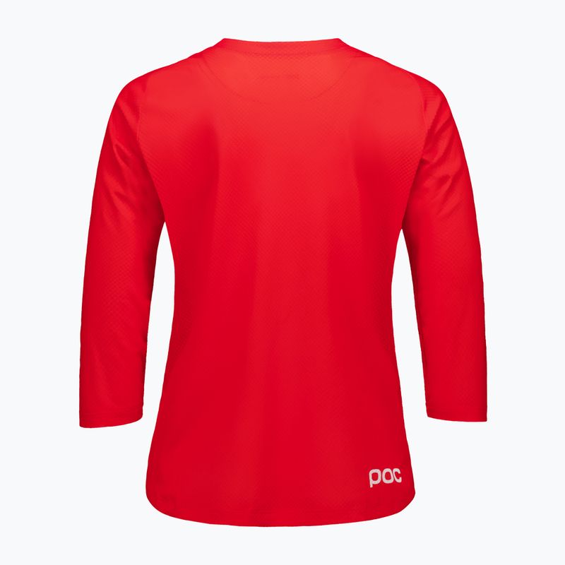 Dámsky cyklistický dres POC Motion Air Jersey 3/4 prismane red 4