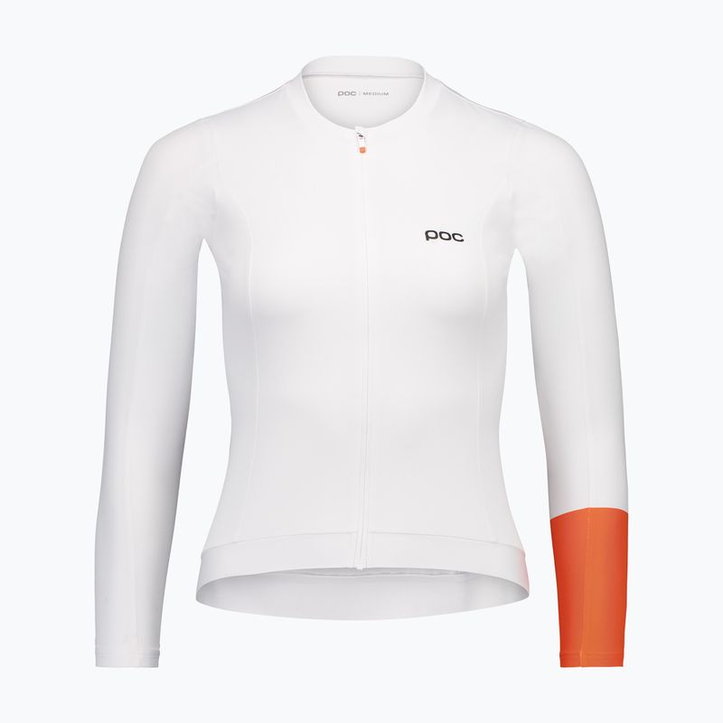 Dámsky cyklistický dres longsleeve POC Cadence Jersey hydrogen white 3