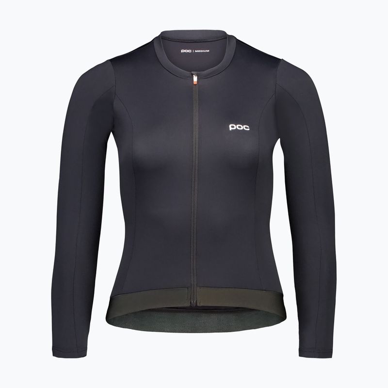 Pánske cyklistické tričko longsleeve POC Cadence Jersey uranium black 3