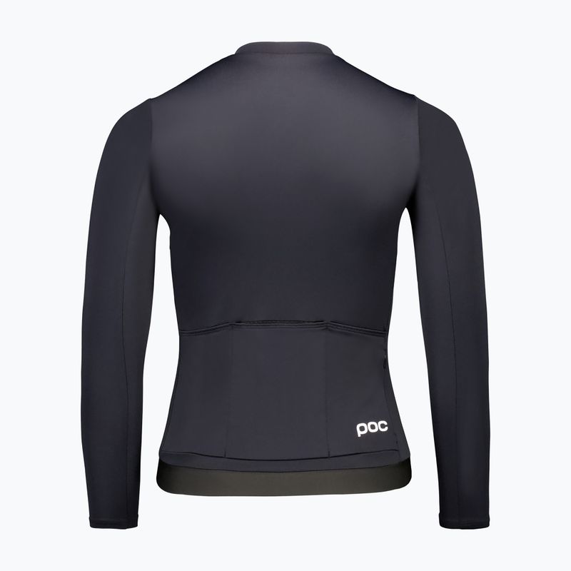 Pánske cyklistické tričko longsleeve POC Cadence Jersey uranium black 4