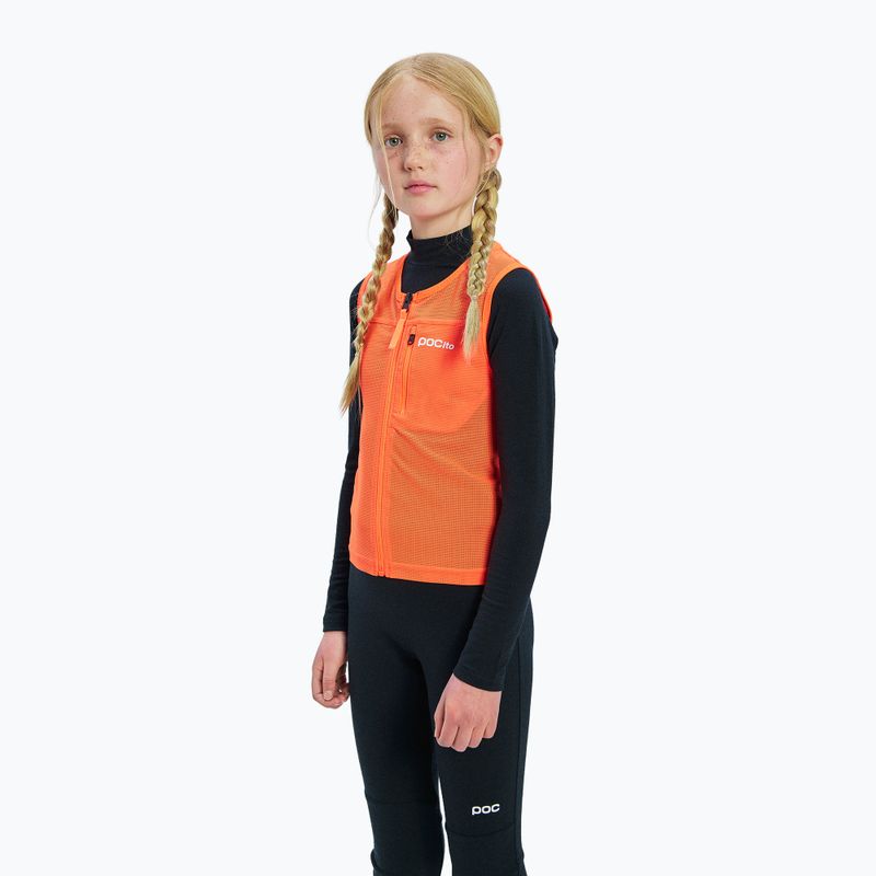 Detská bezpečnostná vesta POC Pocito VPD Air Vest Jr fluorescent orange 5