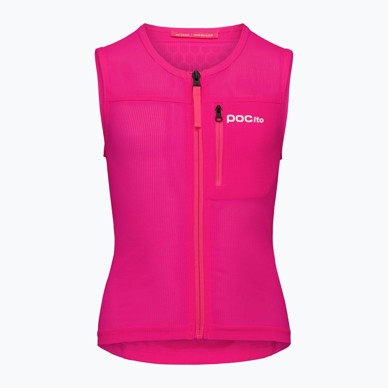 Detská bezpečnostná vesta POC Pocito VPD Air Vest Jr fluorescent pink