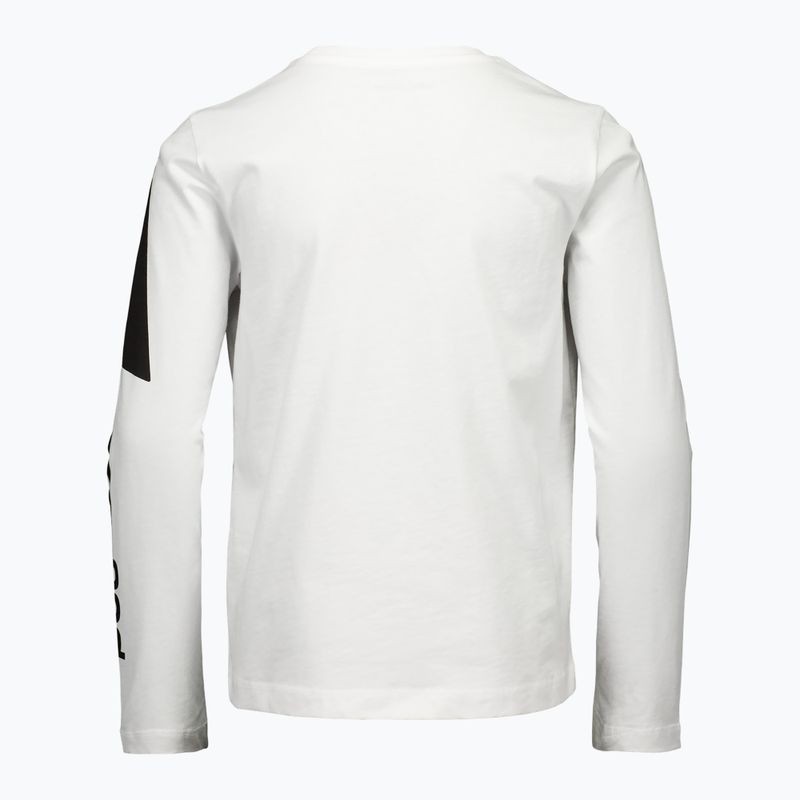 Detské tričko longsleeve POC Tee Jr blixten white 2