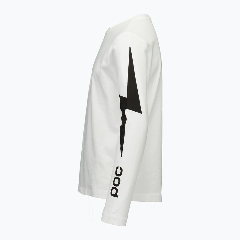 Detské tričko longsleeve POC Tee Jr blixten white 3