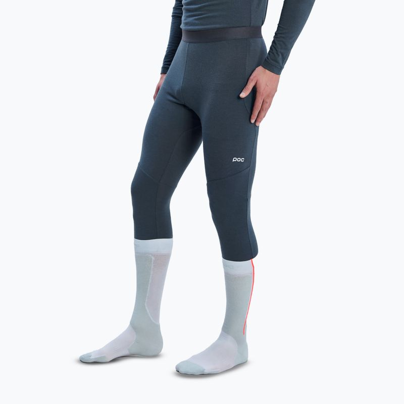 Pánske termo nohavice POC Layer Merino 3/4 Tights sylvanite grey 4