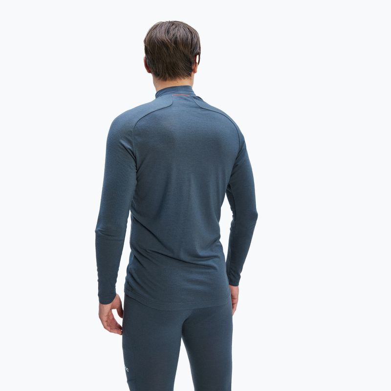 Pánska termoaktívna mikina POC Layer Merino Mock Neck Jersey sylvanite grey 3
