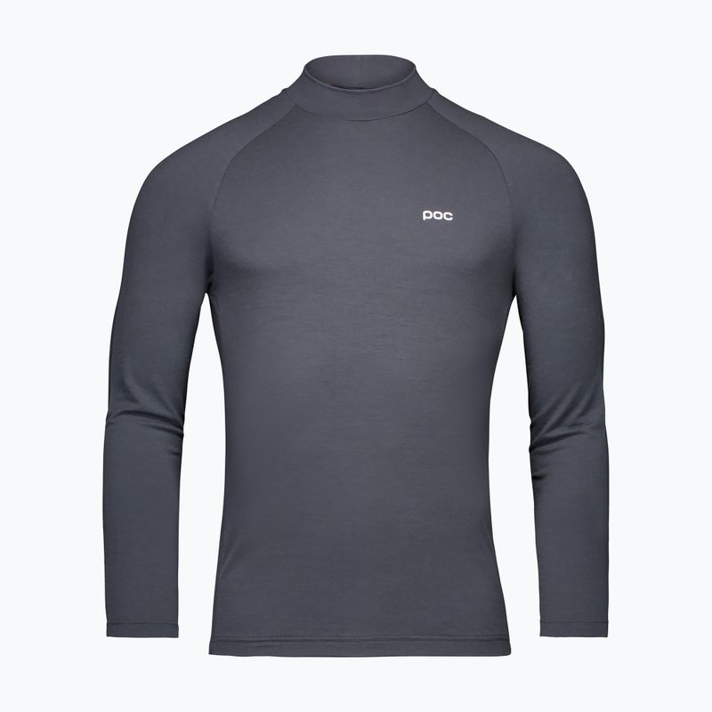 Pánska termoaktívna mikina POC Layer Merino Mock Neck Jersey sylvanite grey 4