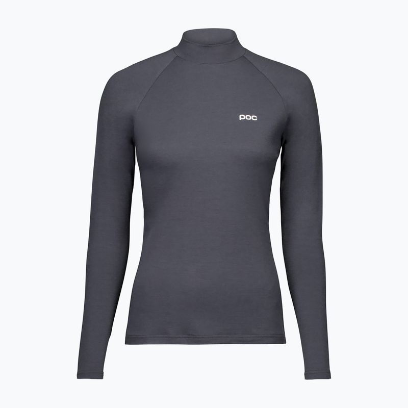 Dámska termoaktívna mikina POC Layer Merino Mock Neck Jersey sylvanite grey 3