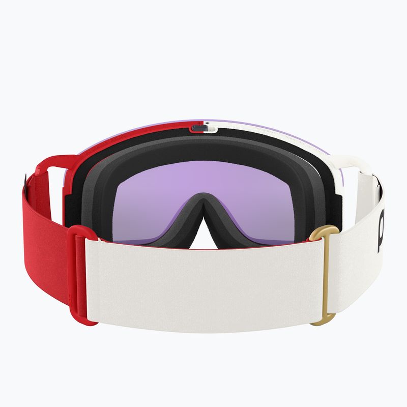 Lyžiarske okuliare POC Nexal Mid red/white/partly sunny blue 4