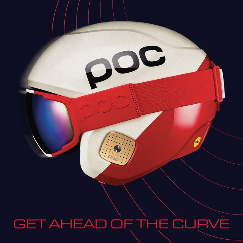 Lyžiarske okuliare POC Zonula red/white/partly sunny blue 10