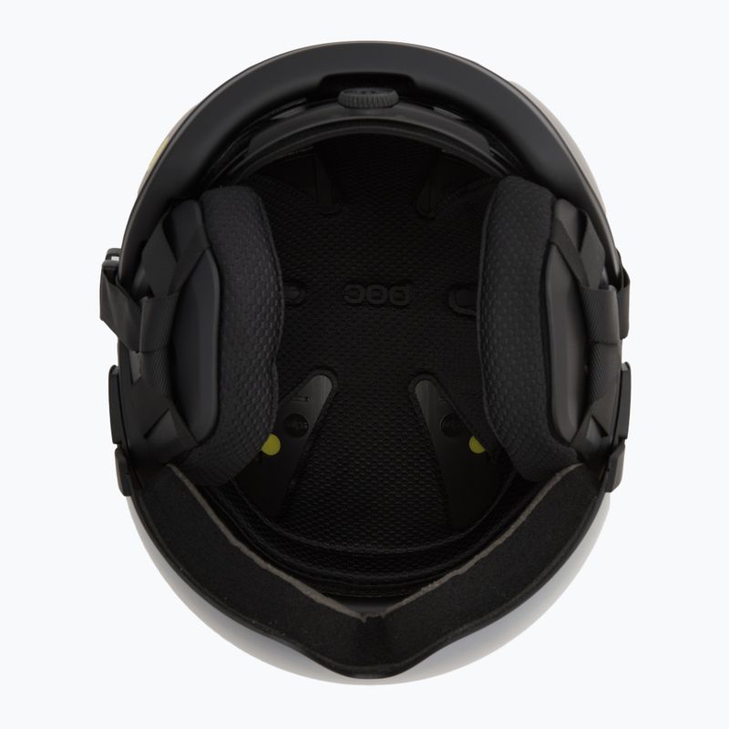 Lyžiarska prilba POC Obex Visor uranium black matt/clarity u/partly sunny/silver 6