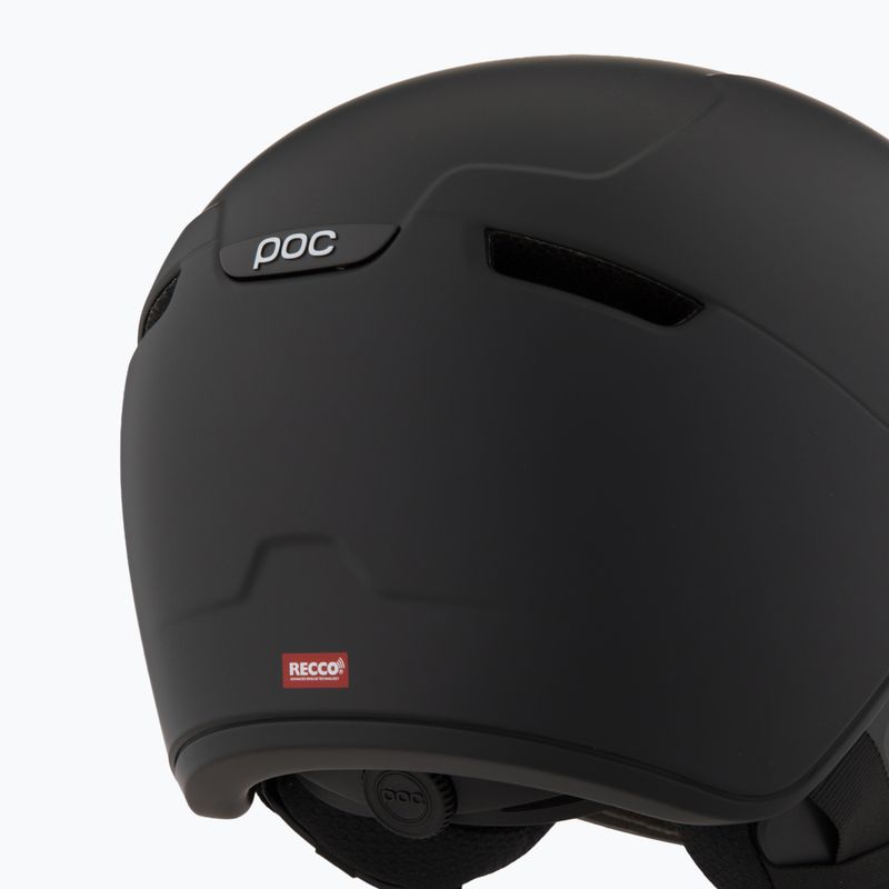 Lyžiarska prilba POC Obex Visor uranium black matt/clarity u/partly sunny/silver 8