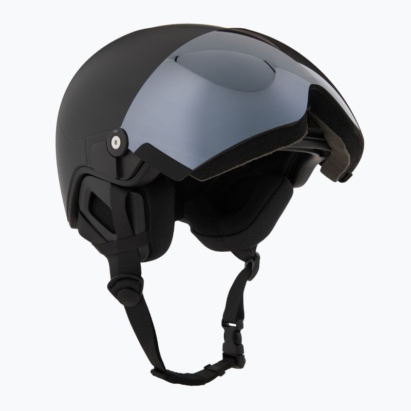 Lyžiarska prilba POC Obex Visor uranium black matt/clarity u/partly sunny/silver 9